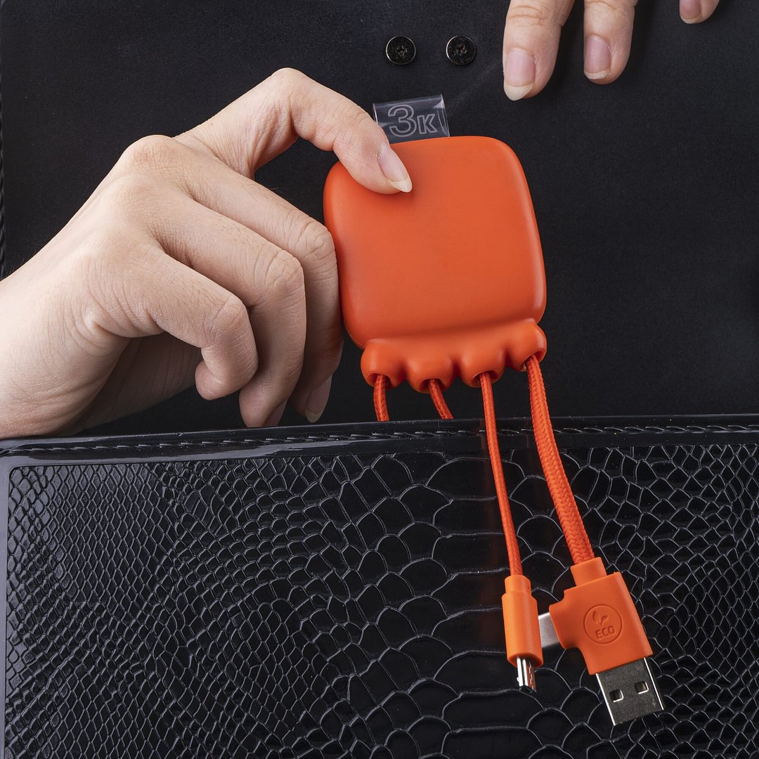 Octopus Gamma 2 Bio Charging cable with 3.000mAh Powerbank Nicorela