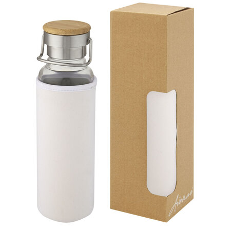 660 ml Glasflasche mit Neoprenhülle - Menco