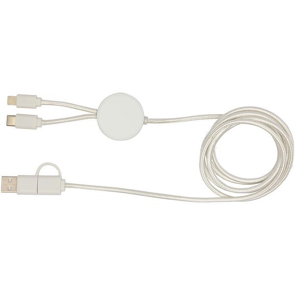150 cm 5-in-1 Kabel aus recyceltem Kunststoff für Datenübertragung und 27W Schnellladung - Rainas