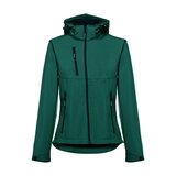Softshelljacke für Damen, mit abnehmbarer Kapuze Badala