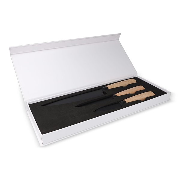 3 Stück Essential Messer Set Ravn Bendia