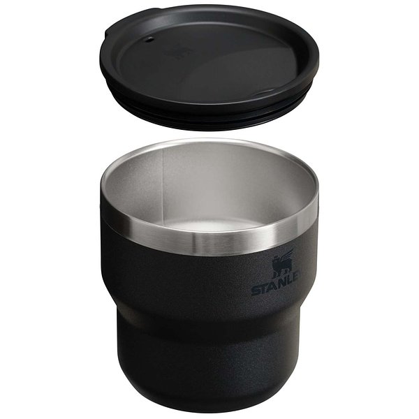 Stay Hot 295 ml Edelstahl isolierter, stapelbarer Camp Becher - Rudyco