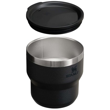 Stay Hot 295 ml Edelstahl isolierter, stapelbarer Camp Becher - Rudyco