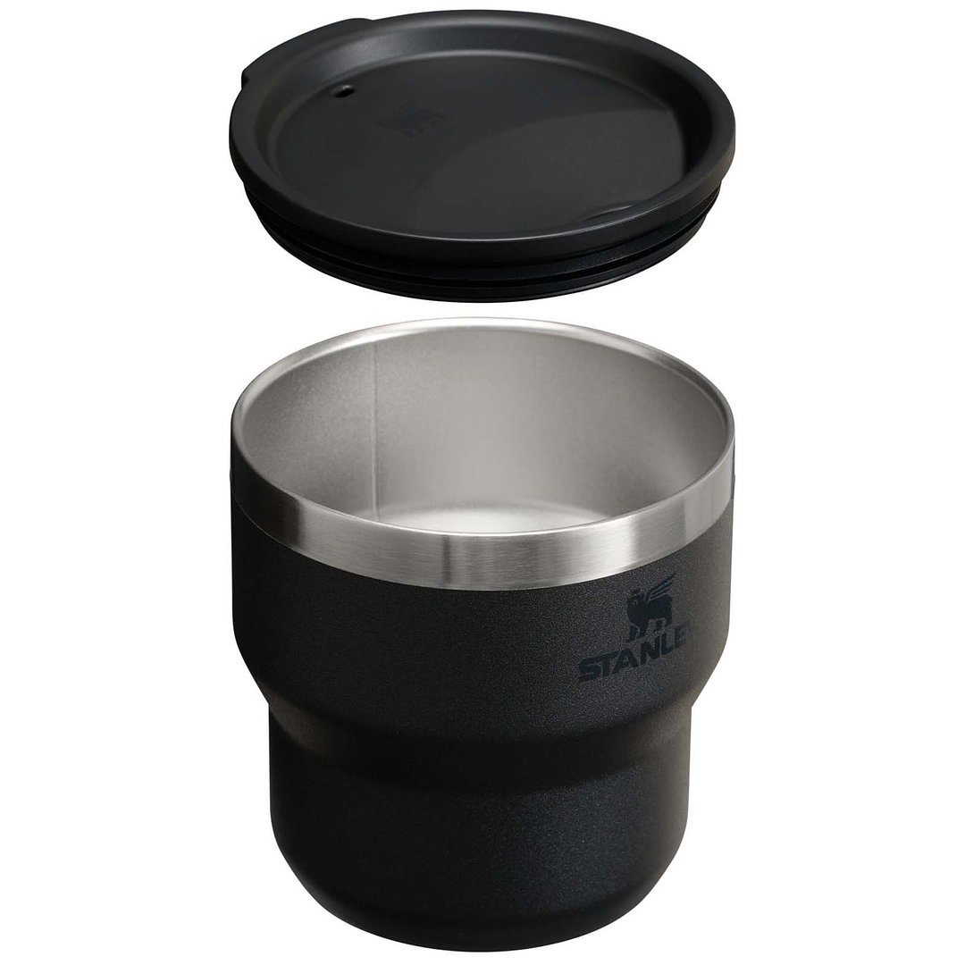 Stay Hot 295 ml Edelstahl isolierter, stapelbarer Camp Becher - Rudyco