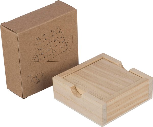 Mini-Sudoku-Set aus Kiefernholz Bista