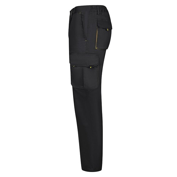 Zweifarbige Twill-Hose mit mehreren Taschen (200 g/m²), aus Baumwolle (35 %) und Polyester (65 %) Leenico
