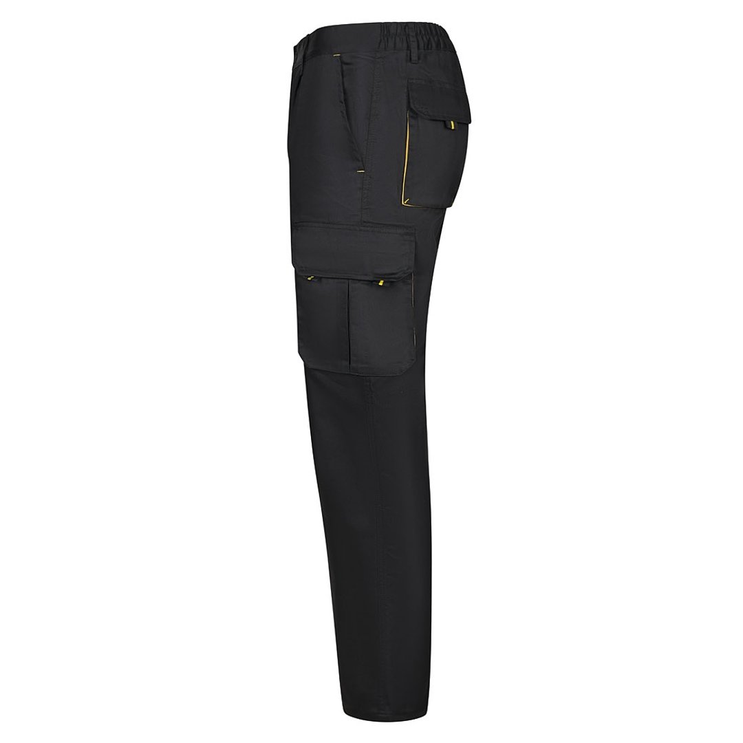Zweifarbige Twill-Hose mit mehreren Taschen (200 g/m²), aus Baumwolle (35 %) und Polyester (65 %) Leenico
