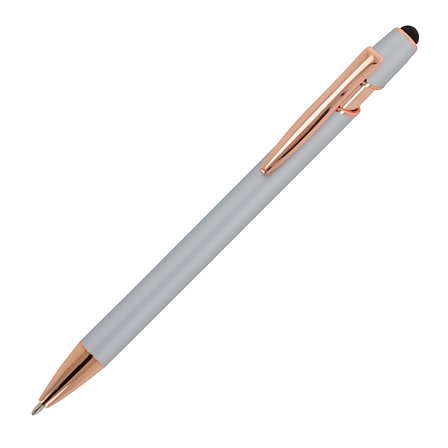 Kugelschreiber Paris Deluxe Metall gummiert Helieri
