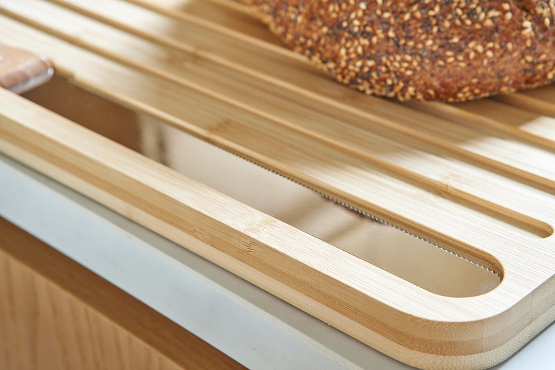 Schneidebrett Masciler | Bambus | Mit Messer
