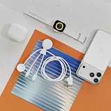 Mr. Bio Long Multi-Kabel für Apple/Samsung Watch 1 Meter Elinat