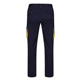 Zweifarbige Stretch-Hose mit mehreren Taschen (240 g/m²), aus Baumwolle (46 %), EME (38 %) und Polyester (16 %) Paulik