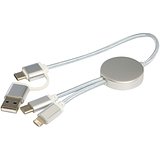 30 cm 5-in-1 Kabel aus recyceltem Kunststoff für Datenübertragung und 27W Schnellladung - Hate