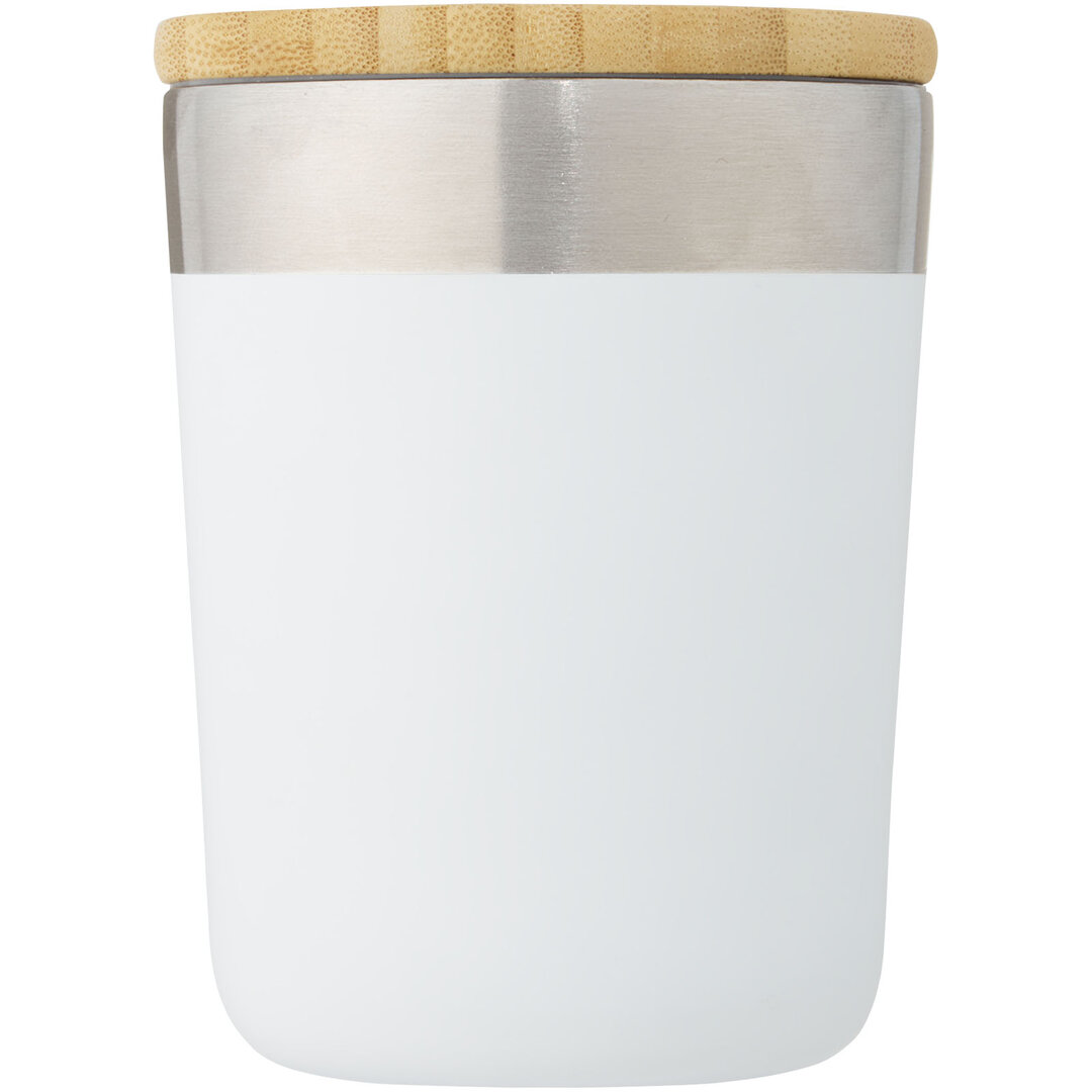300 ml Kupfer-Vakuum Isolierbecher mit Bambusdeckel - Neli