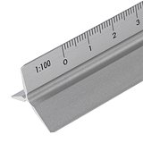 Aluminium-Dreiecklineal 30 cm Warjat