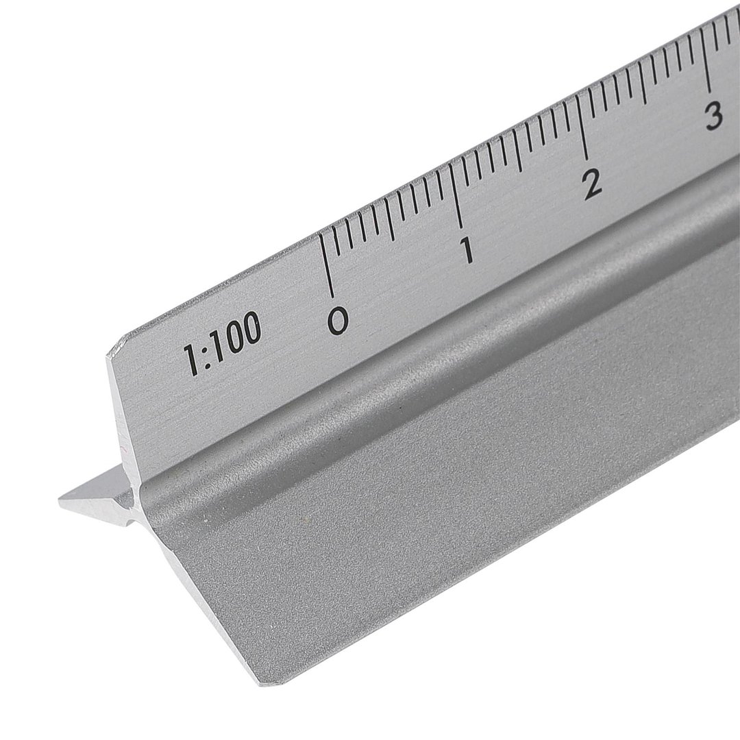 Aluminium-Dreiecklineal 30 cm Warjat