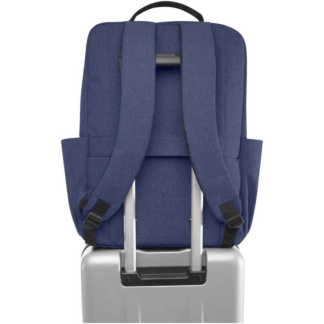 15" Laptop-Rucksack aus recyceltem GRS-Material 15 L - Stein
