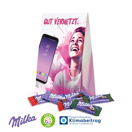 Werbetasche mit süsser Füllung