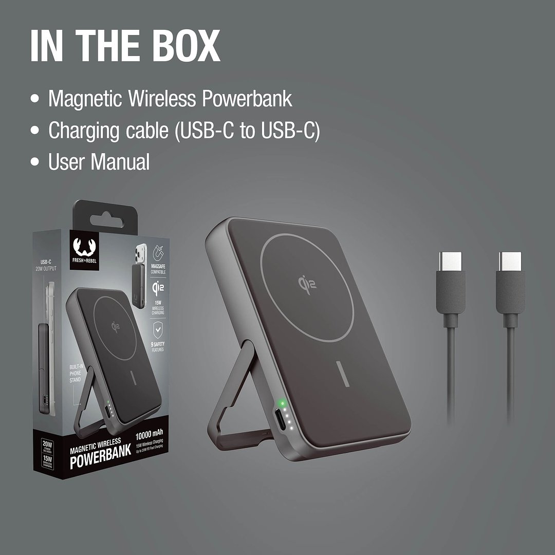 Kabellose Powerbank 10000 mAh kompatibel mit MagSafe Vinatin
