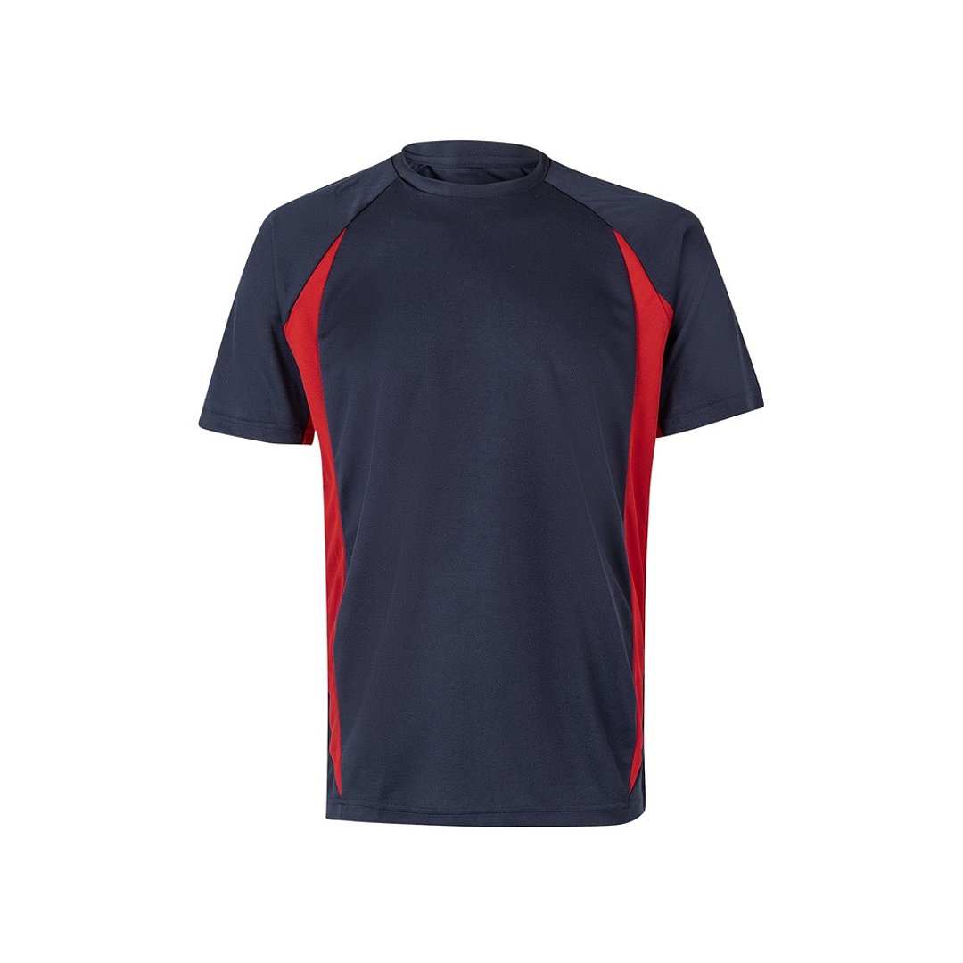 Zweifarbiges technisches T-Shirt mit Bird-Eye-Design (160 g/m²), aus Polyester (100%) Dumerix