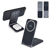 2255 - Zero 2 in 1 Drahtloses Ladegerät Kompatibel mit MagSafe Emervep