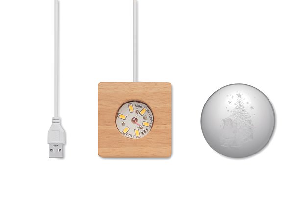 LED-Weihnachtskugel Aingaulia