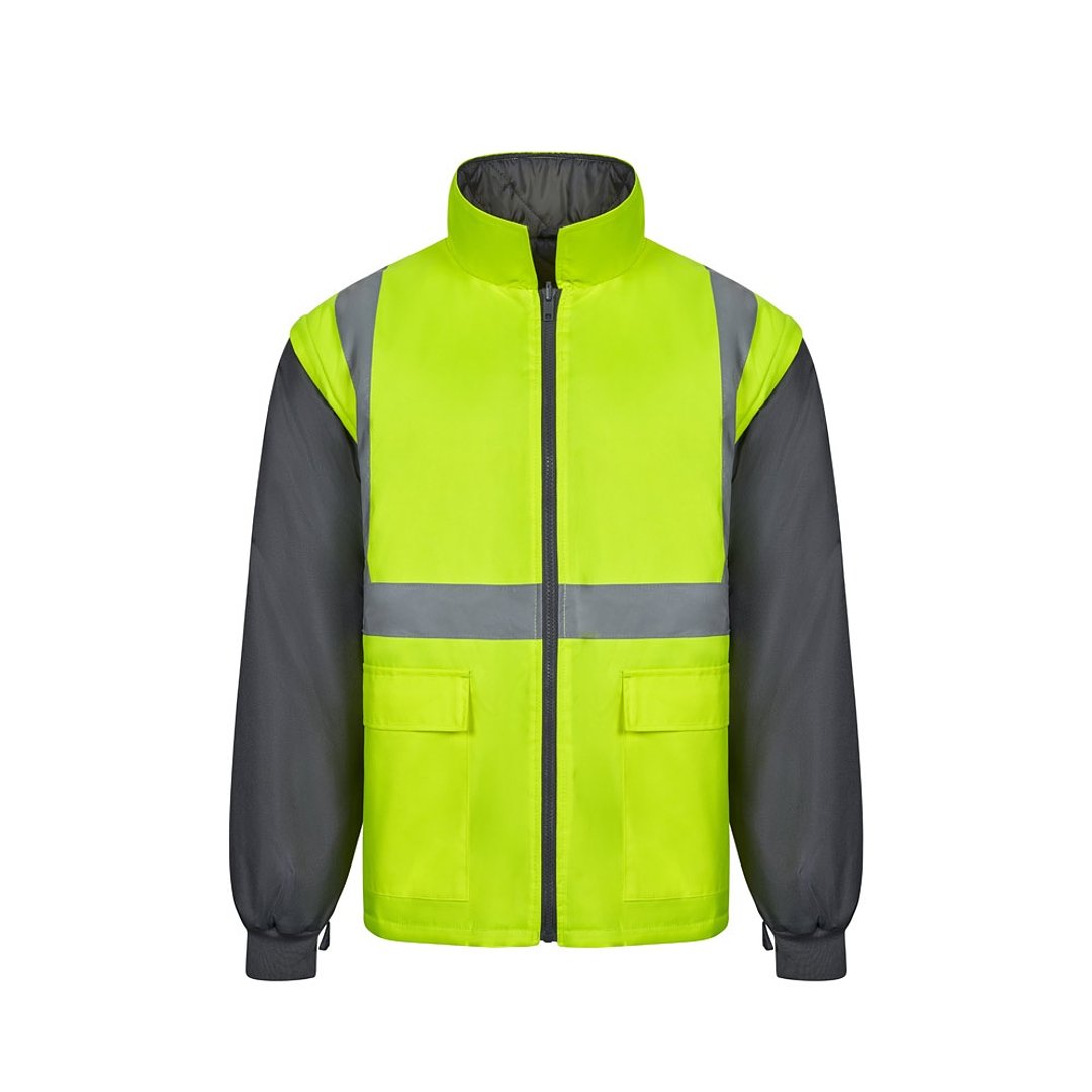 Zweifarbiger 4-in-1-Parka (180 g/m²), aus Polyester (100%) mit PU-Beschichtung Aitatri