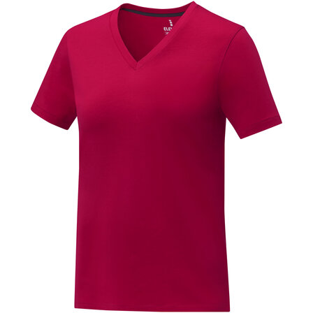T-Shirt mit V-Ausschnitt für Damen - Giafep