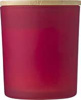 Kerze Rendi | Glas mit Bambusdeckel | Sojawachs | 280 g