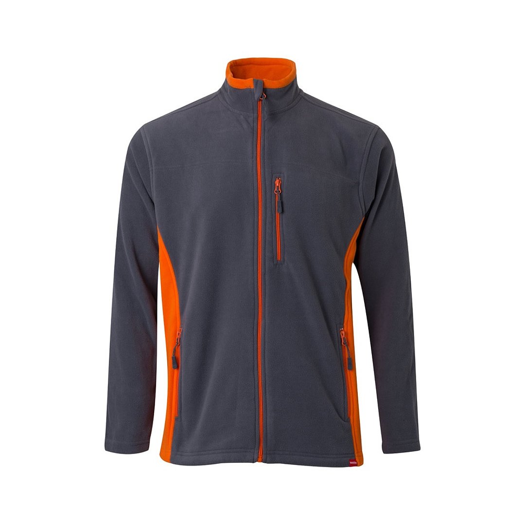 Zweifarbige Fleecejacke (220g/m²) aus Polyester (100%) Buoreni