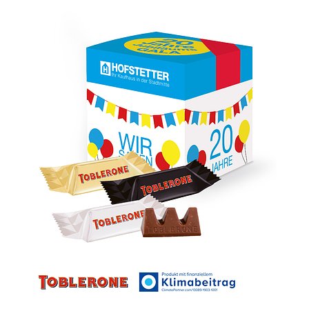 Würfelbox mit süsser Füllung