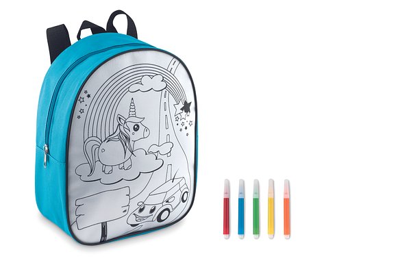 Rucksack mit 5 Filzstiften Giuana