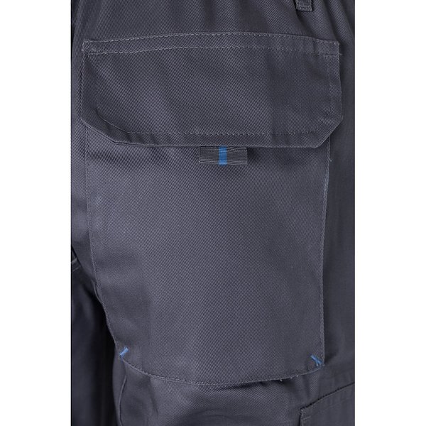 Zweifarbige Twill-Hose mit mehreren Taschen (200 g/m²), aus Baumwolle (35 %) und Polyester (65 %) Leenico
