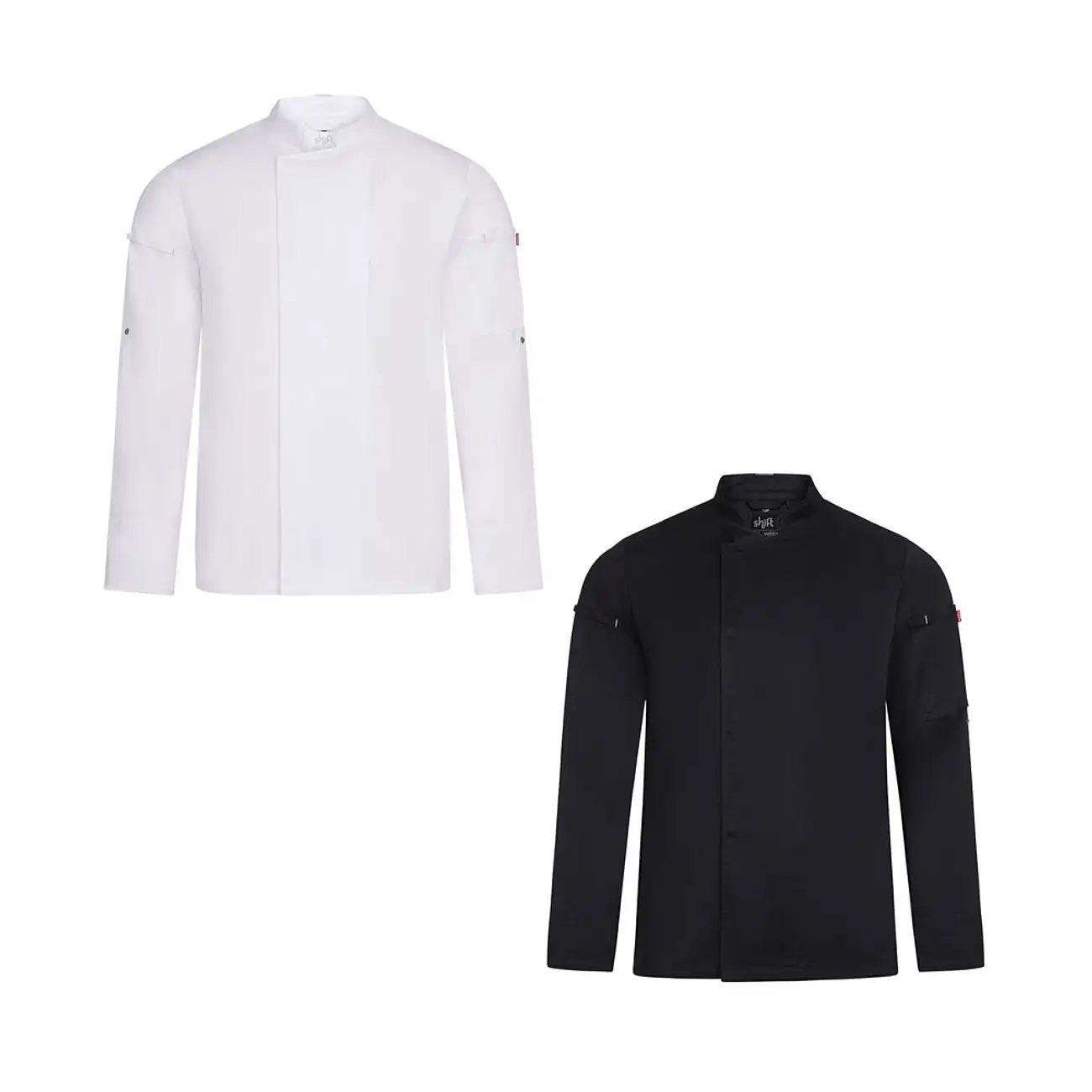 Kochjacke Unisex (190 g/m²), aus Baumwolle (35 %) und recyceltem Polyester (65 %) Ming