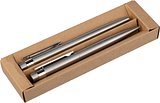 Schreibset Natie | Recycelter Edelstahl | Drehkugelschreiber und Rollerball