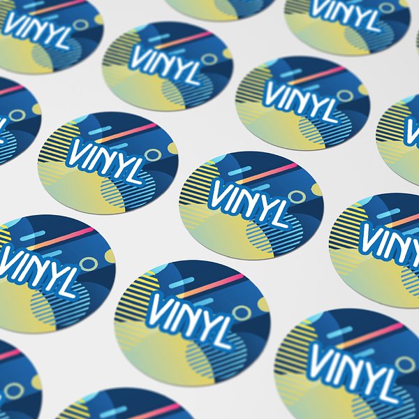 Vinyl Sticker Rund Ø 15 mm Maspel