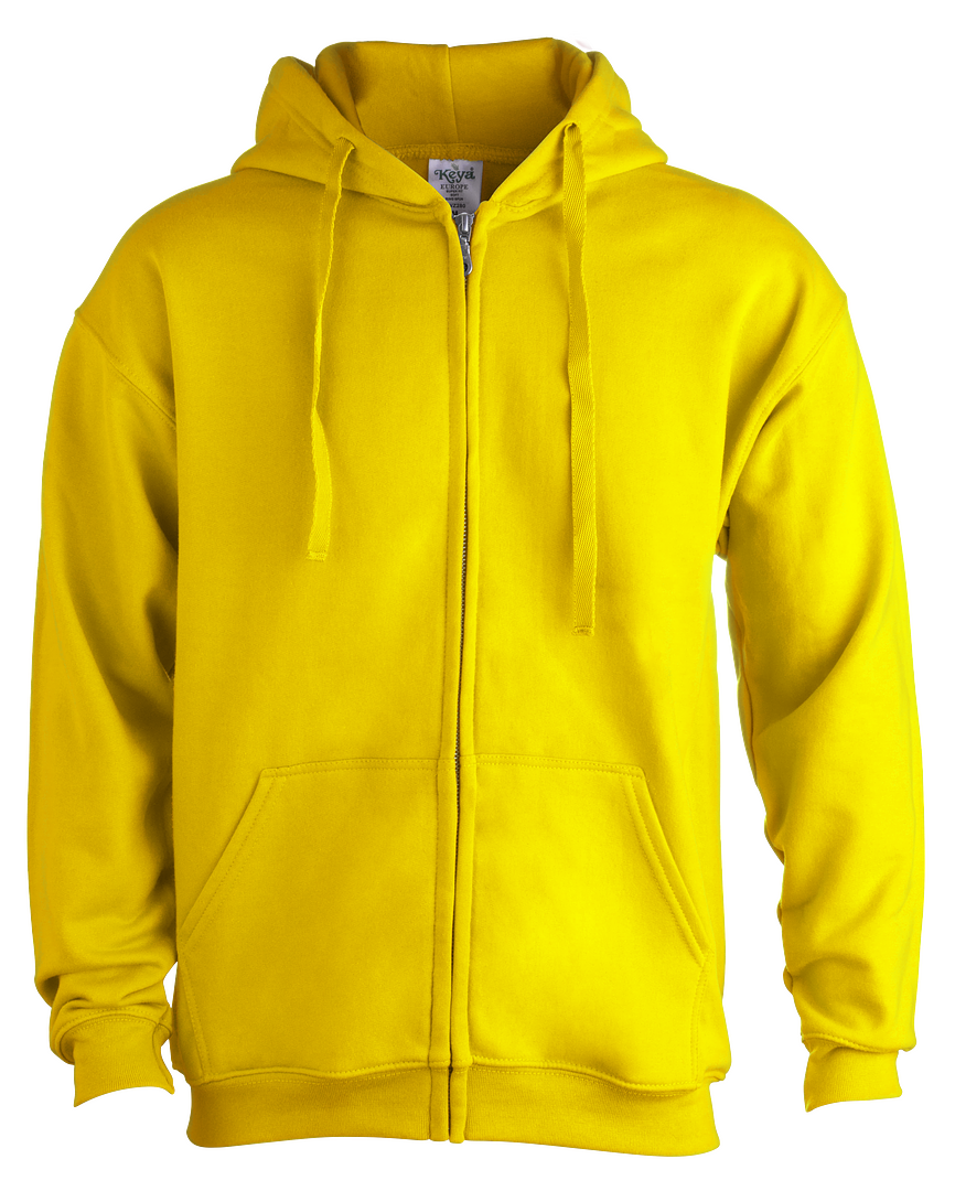 Erwachsene Sweatshirt mit Kapuze + Reißverschluss "keya"