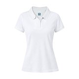 Erwachsene Frauen Weiss Polo-Shirt Idpan