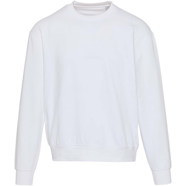 Pullover mit Rundhalsausschnitt in Übergrösse aus recycelter 280 g/m2 Bio Baumwolle (OCS), unisex - Jovep
