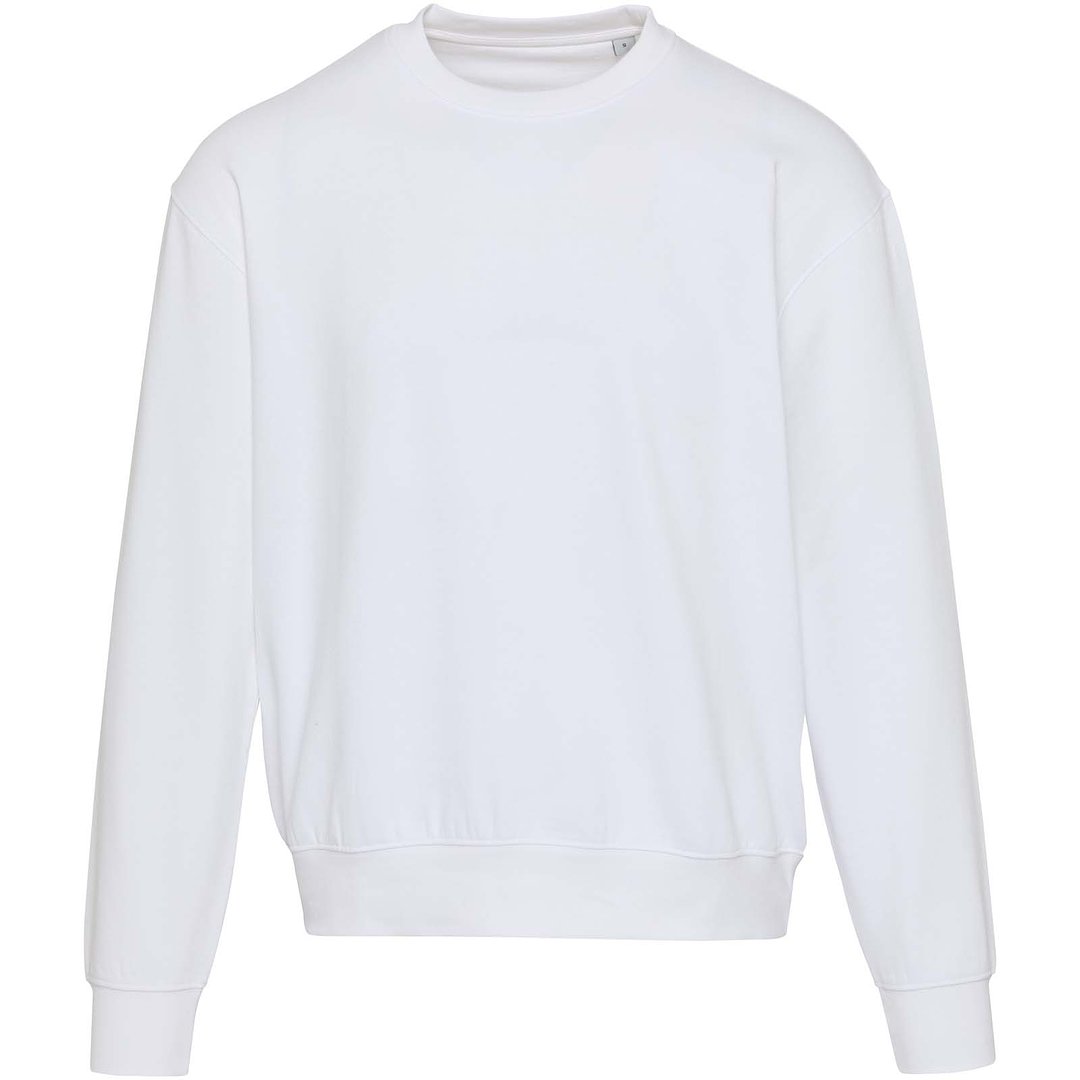 Pullover mit Rundhalsausschnitt in Übergrösse aus recycelter 280 g/m2 Bio Baumwolle (OCS), unisex - Jovep