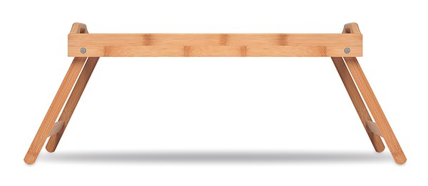 Klappbares Tablett aus Bambus Köbie