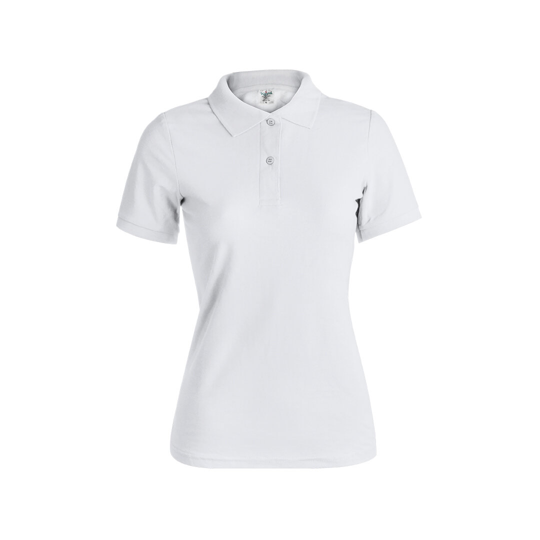 Frauen Weiß Polo-Shirt "keya"