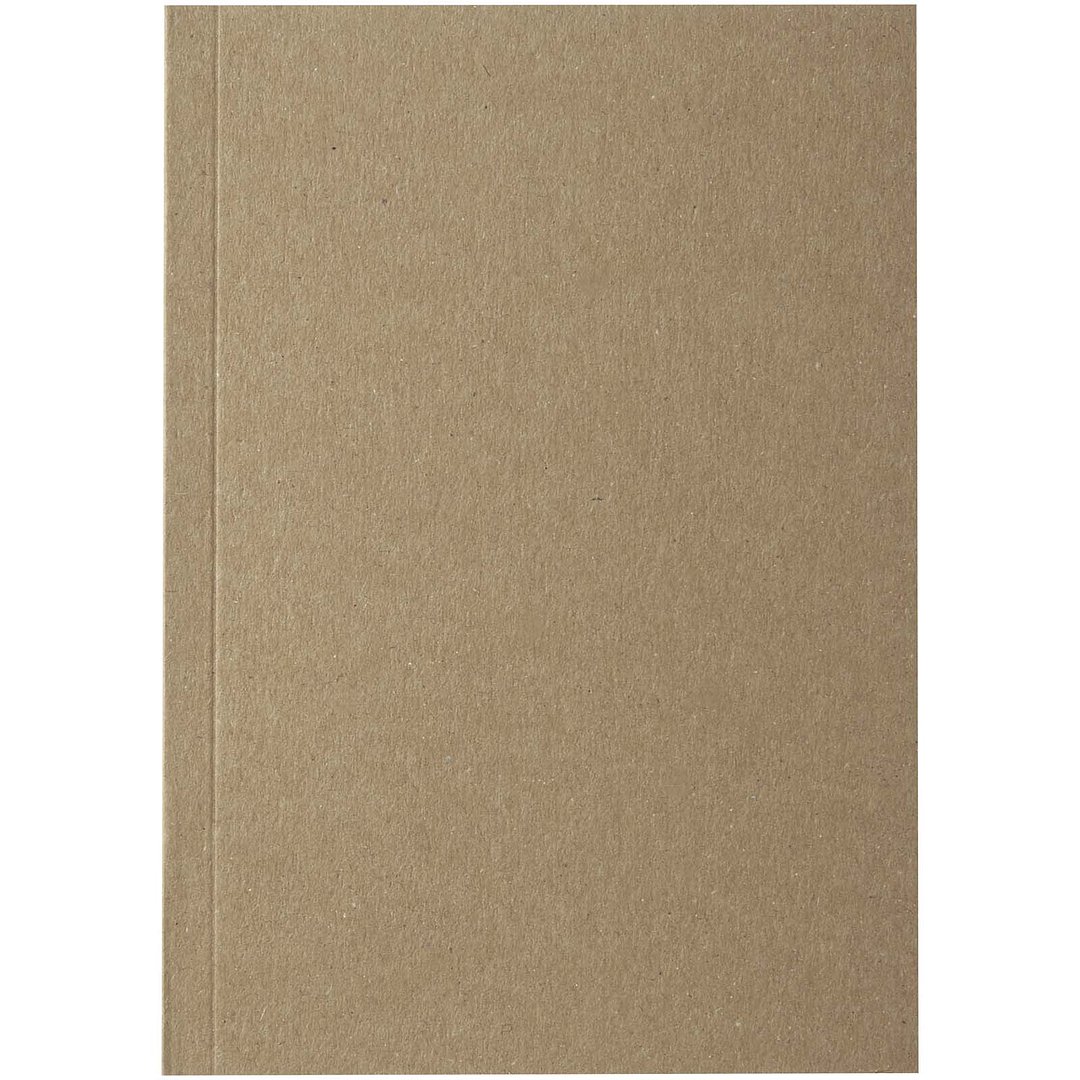 Austen A6 Softcover Notizbuch aus recyceltem Kraftpapier – 100 Blatt - Razena