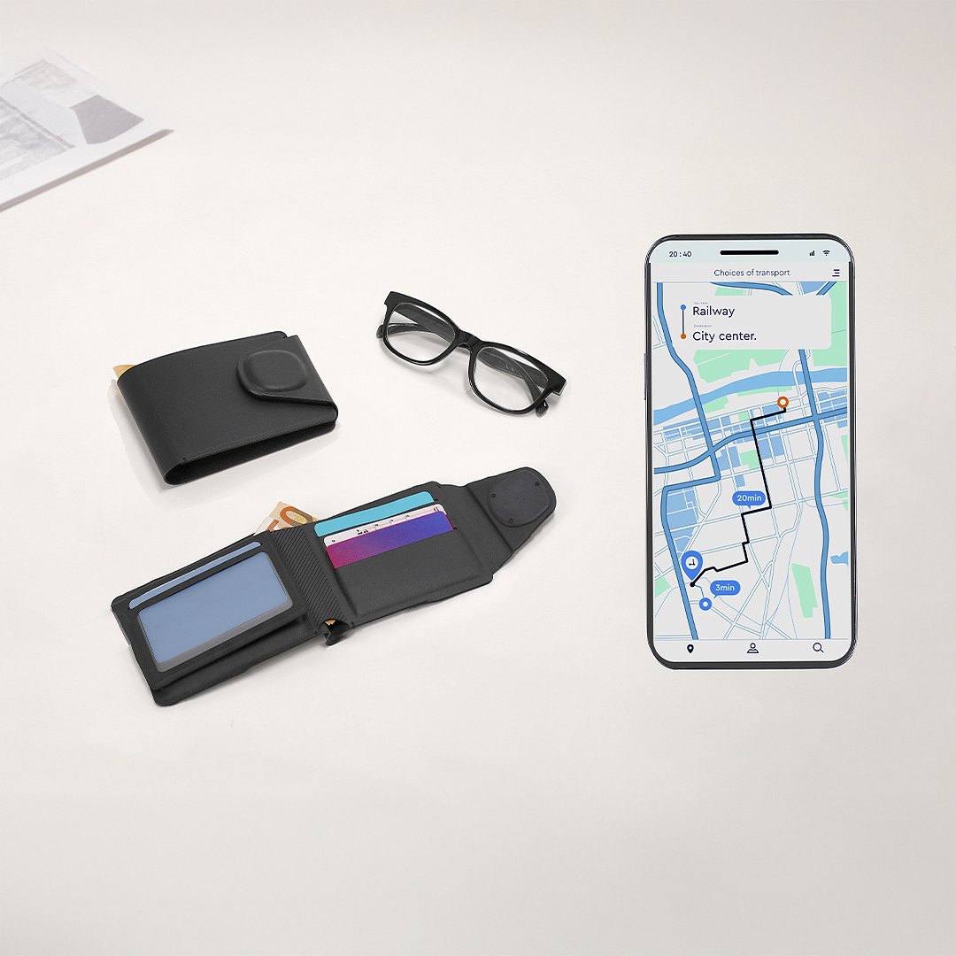 Piepser Kartenetui Brieftasche Idbix