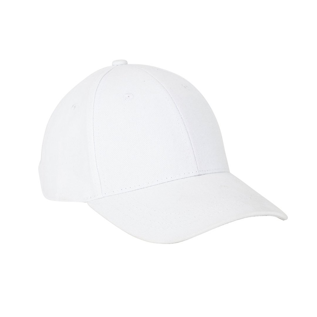 Kappe aus 100 % gebürsteter Baumwolle (260 g/m²) mit 6 Paneelen Raitlin