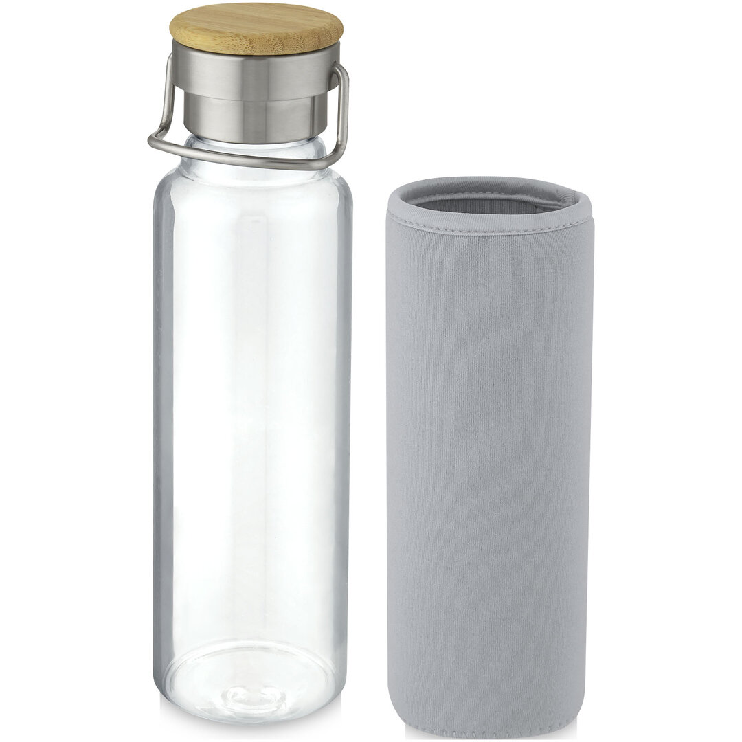 660 ml Glasflasche mit Neoprenhülle - Menco
