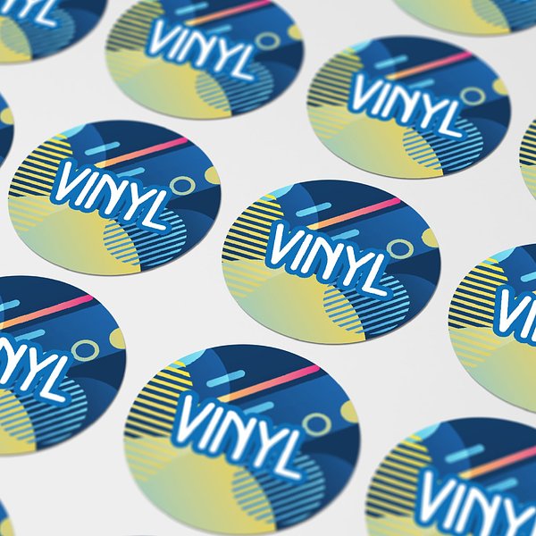 Vinyl Sticker Rund Ø 30 mm Paltias