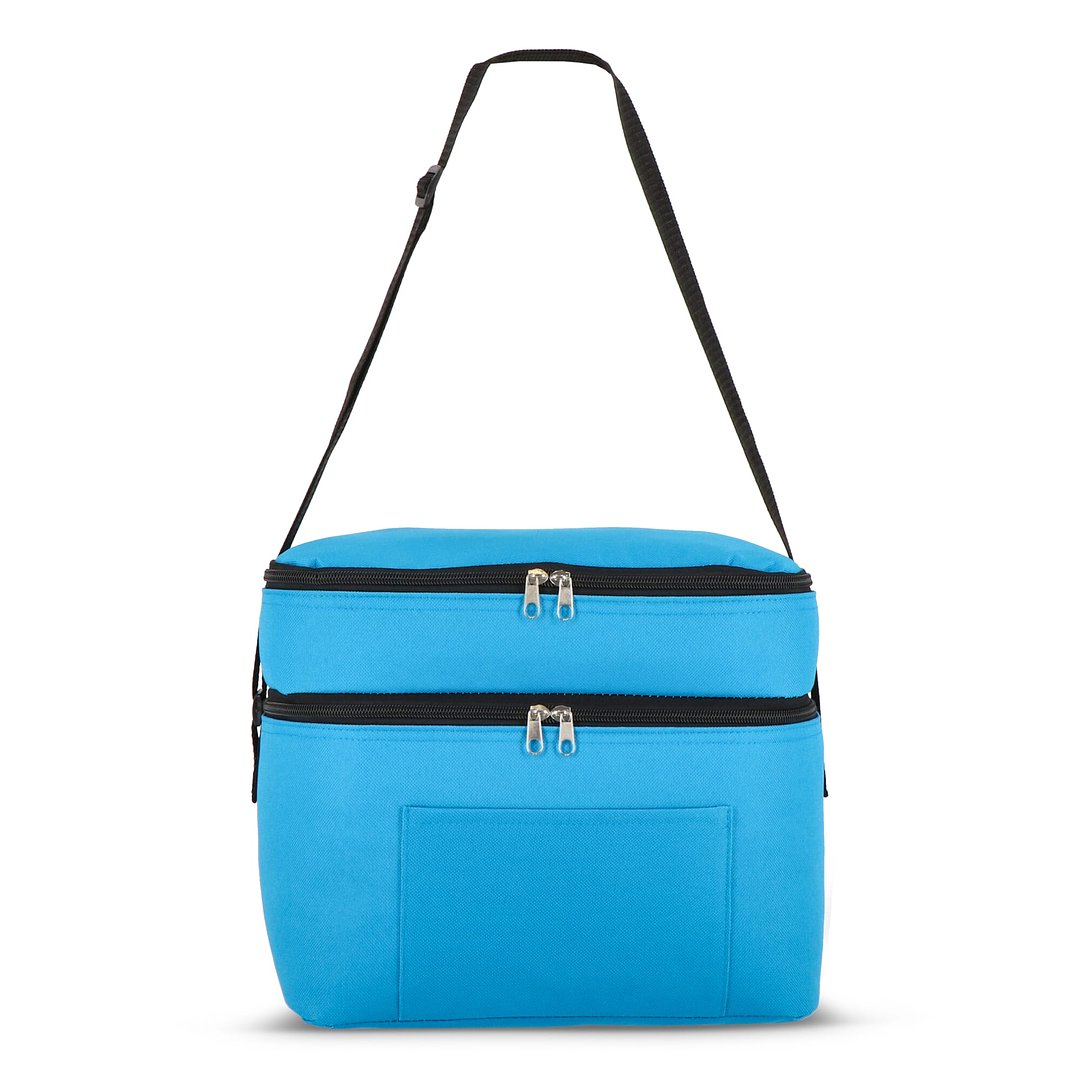 R-PET 600D Doppelfach-Kühltasche 30 x 20 x 25cm 12L Lursin