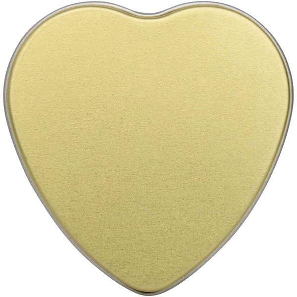 Herzförmige Zinnkerze mit Vanille Duft - Giun