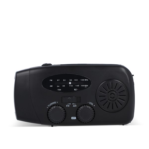 SafeSound Notfallradio mit Solar und Handaufzug Andrie