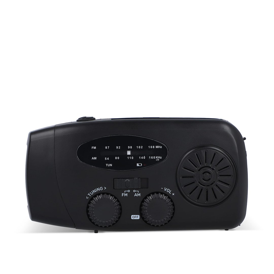 SafeSound Notfallradio mit Solar und Handaufzug Andrie